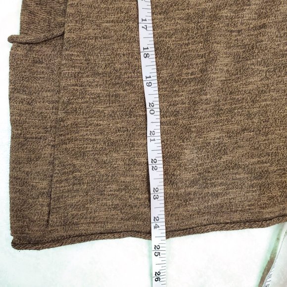 ZARA l Knit Oversized Tan Long Sleeves Top - M - Picture 11 of 12